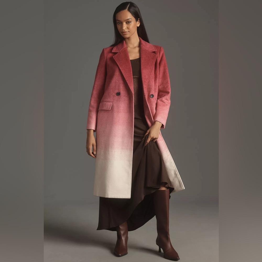 Anthropologie AVEC LES FILLES OMBRE WOOL-BLEND COAT Style 4133402250154 …